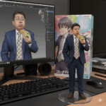 流行りに乗って、AIで自分風フィギュア生成